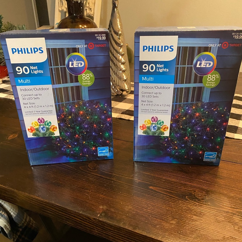 Phillips LED net multi color indoor/outdoor lights